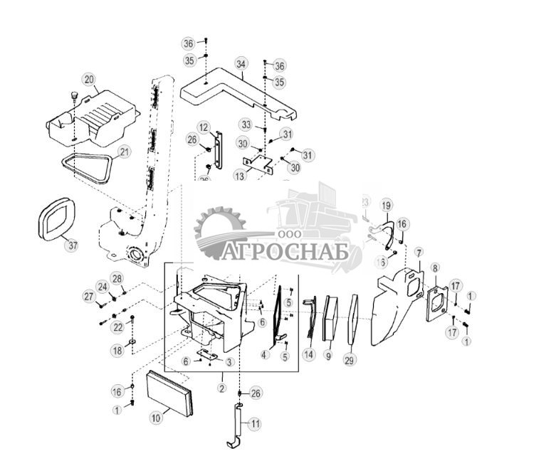 Корпус и крышка фильтра обогревателя и кондиционера воздуха, стандартные органы управления - ST765171 499.jpg